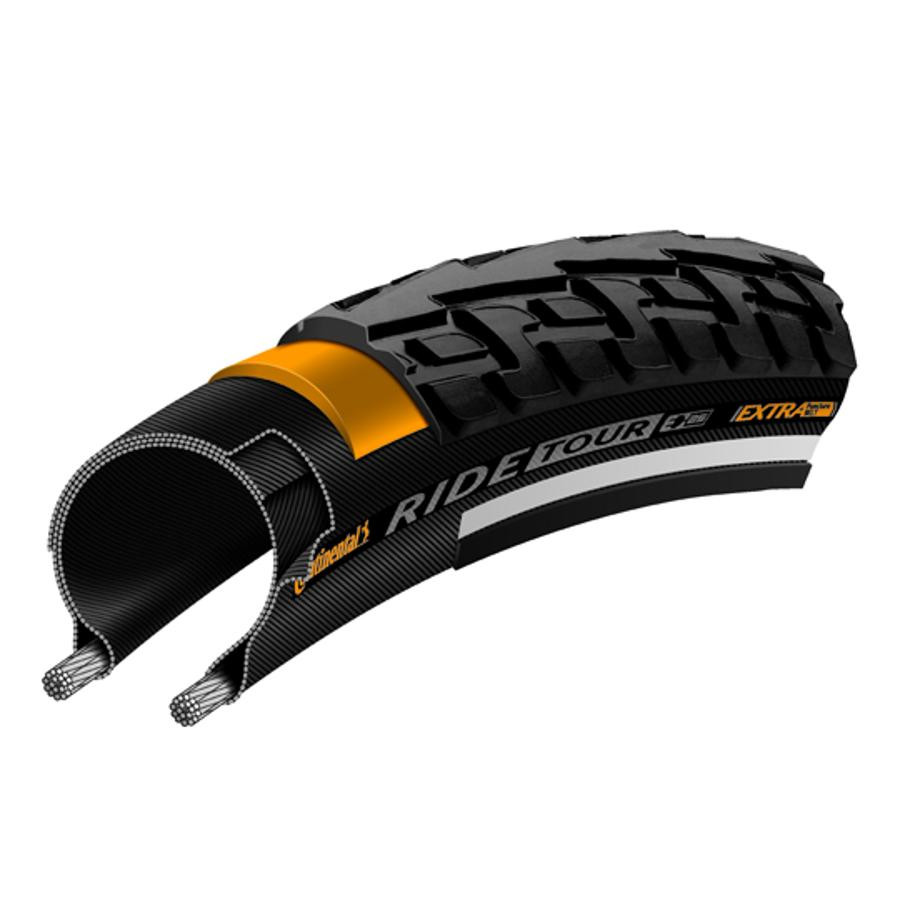 Continentale Ride Tour Tire 700x28 black  RR rigid rod (28-622)