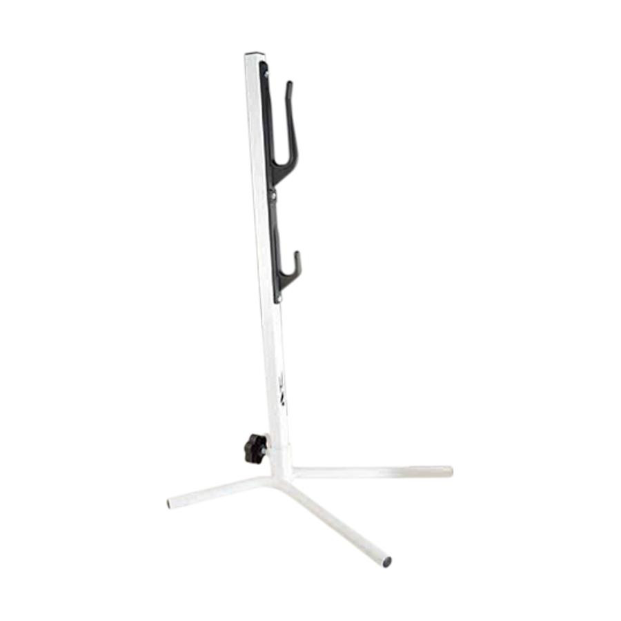 Présentoir vélo blanc - support fixation sur le hauban