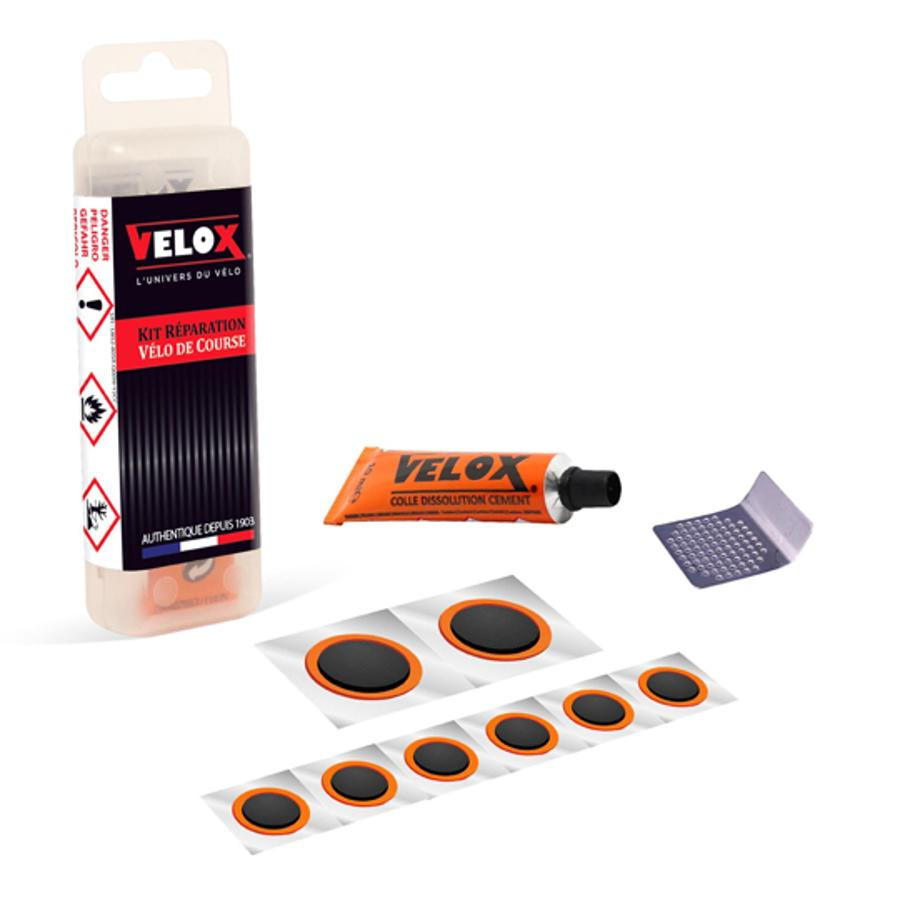 Kit Velox de réparation pour chambre à air de vélo course et route