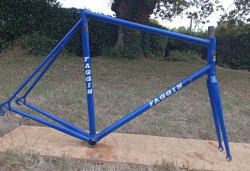 steel frame faggin vintage bike