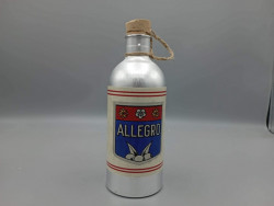 Allegro water bottle vintage in aluminum