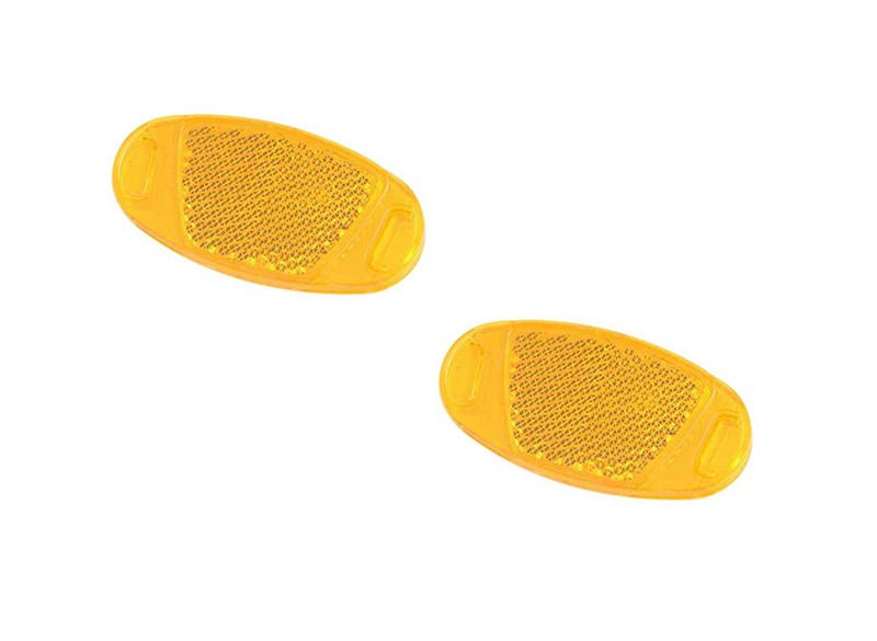 Reflective reflector for front and rear wheel lighting