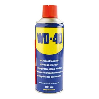 WD-40 spray to clean chrome vintage bike handlebar rim mudguard