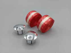 2 rolls of handlebar Benotto Professional bicolor white and red Denmark Austria