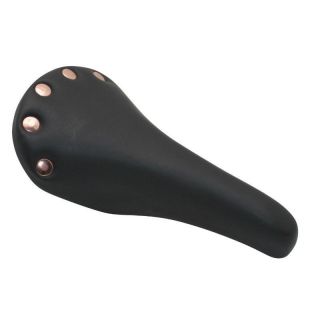 Synthetic leather black saddle  for vintage bike and fixie