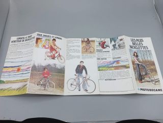 Motobécane - Publicité vélo bicyclette années 70 vintage rétro