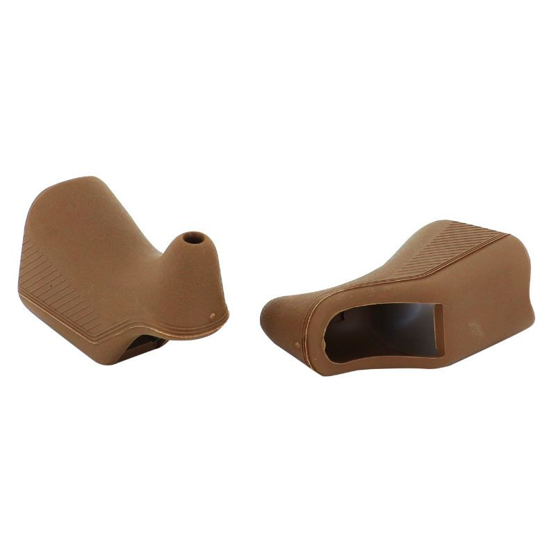 2 cocottes of brake lever luxe brown beige for vintage racing bike