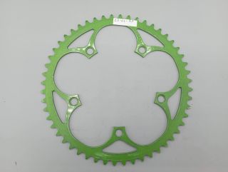 shimano 600 plateau vert 52 dents BCD 130 vélo course vintage
