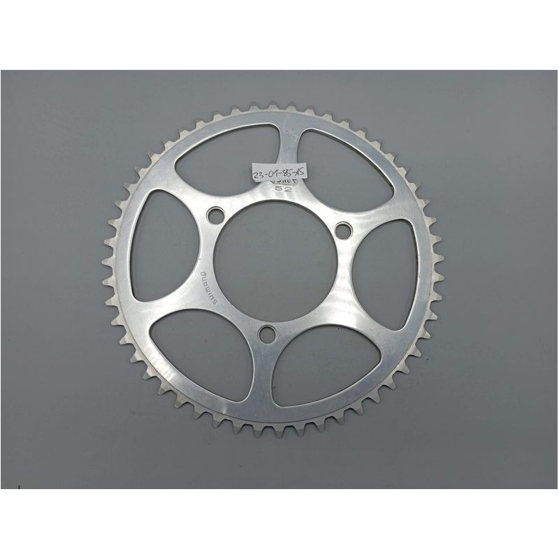 shimano 600 plateau 3 trous 52 dents BCD 95 vélo course vintage