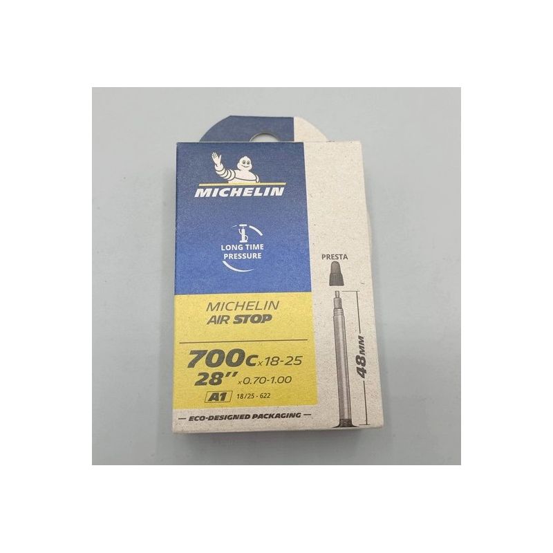 chambre à air Michelin Air Stop - 700 c 18 -25 18/25 A1 28" 0.70 - 1.00 vélo course vintage