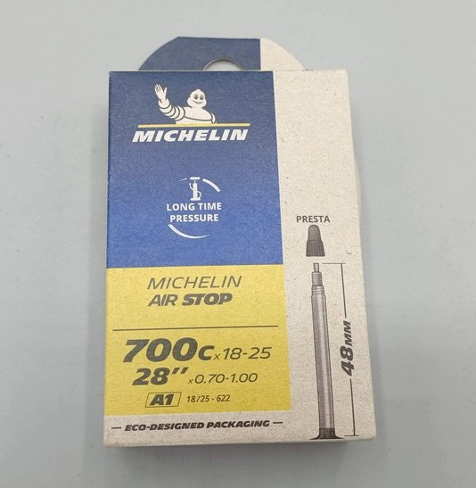 Michelin - Chambre à air A1 700C 18 -25  28" Air Stop valve 48 mm