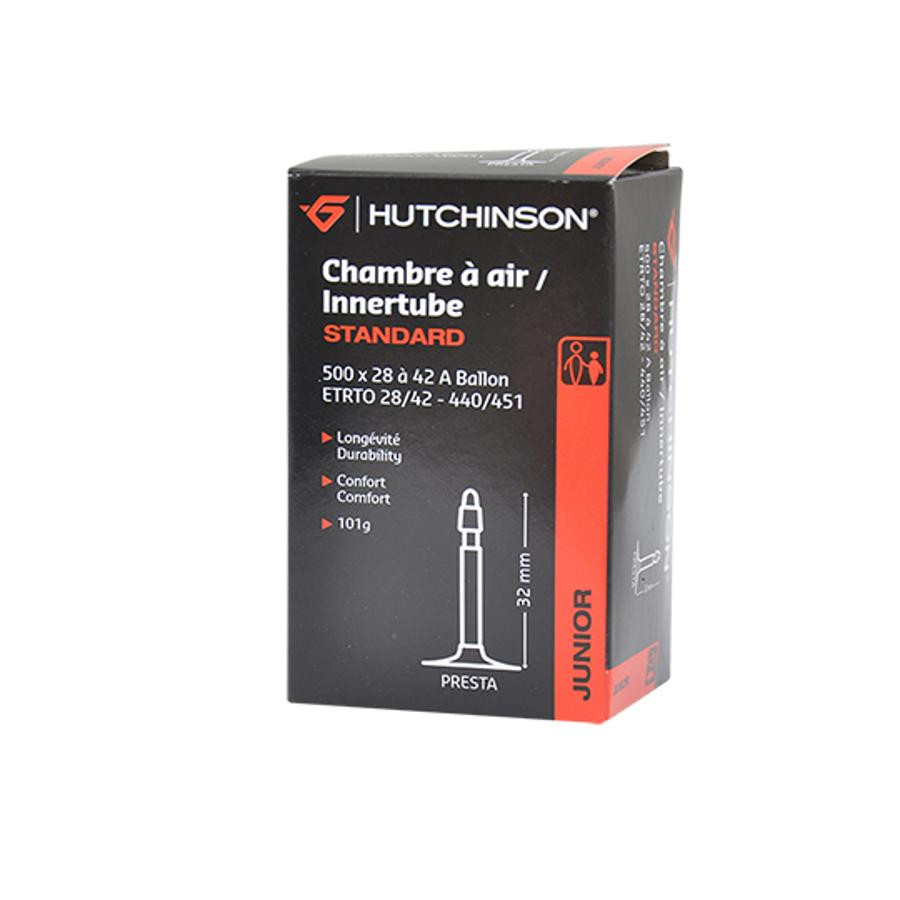 Chambre à air 500A 20"  (28 / 42 - 440 / 451) Hutchinson  valve Presta 32 mm