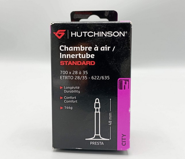 Chambre à air 700C  28" 28/35 Hutchinson  valve Presta 48 mm