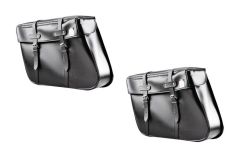Black bag Sporfabric bike carrier moped retro vintage look