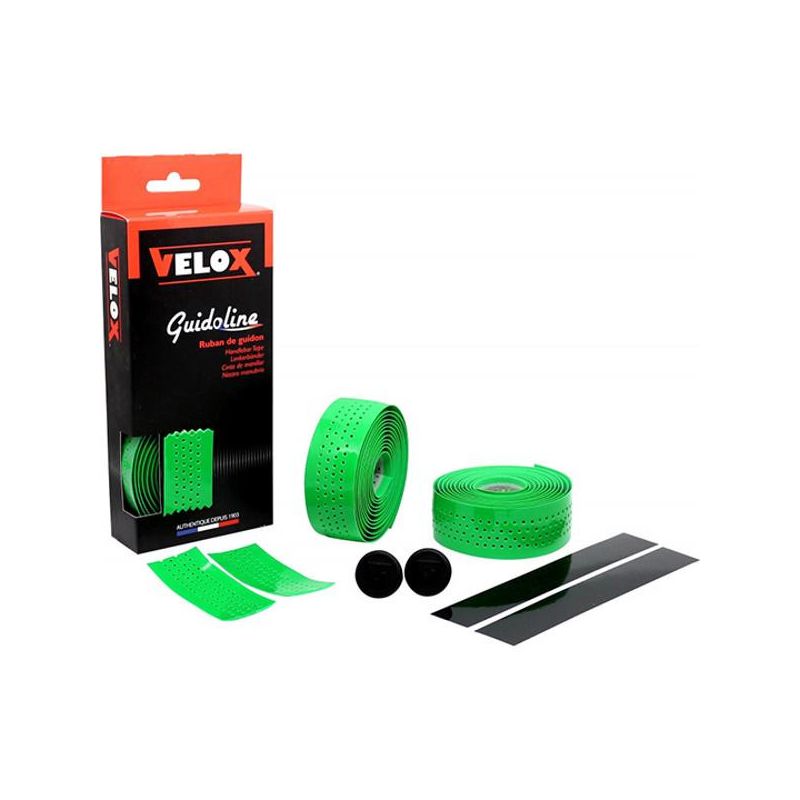 changer guidoline vert brillante micro perforée velox gloss vélo course look vintage ancien