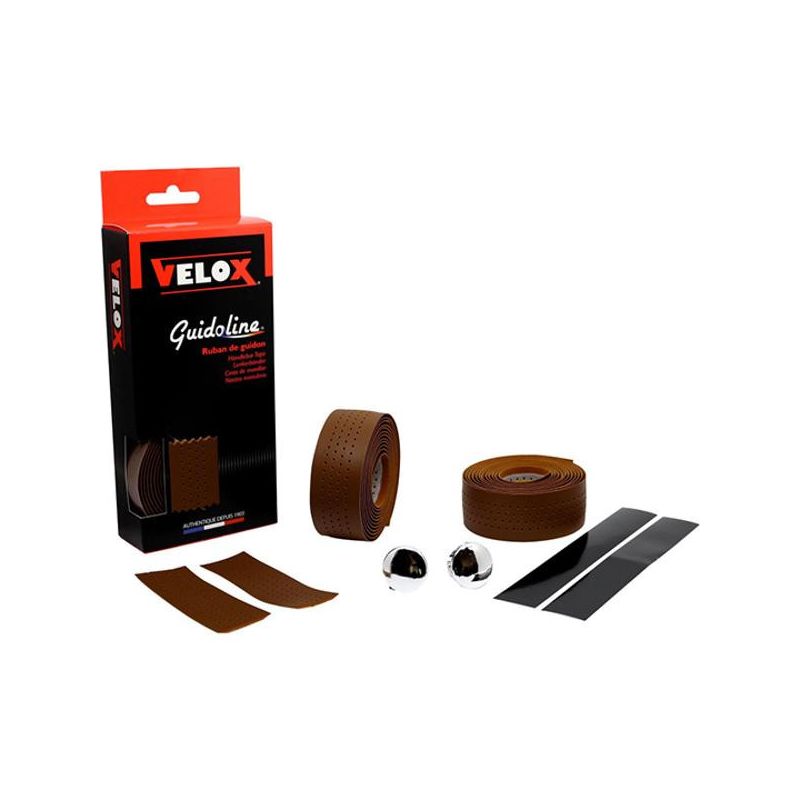 change handlebar brown matte micro perforated velox racing bike old vintage look