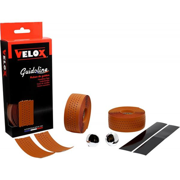Velox caramel handlebar matte finish soft grip perforated