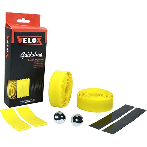 Guidoline jaune Maxi Cork grip Velox pour vélo ruban de cintre