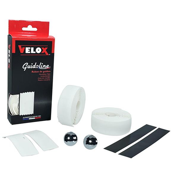 Guidoline blanc Maxi Cork gel Velox pour vélo ruban de cintre