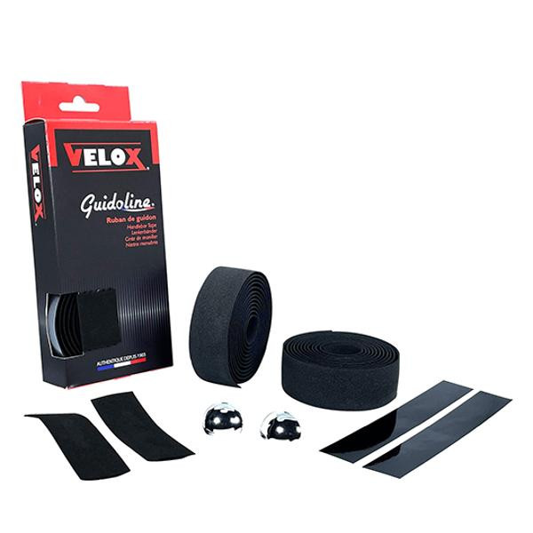 Guidoline noir Maxi Cork gel Velox pour vélo ruban de cintre