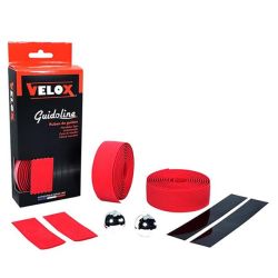 guidoline rouge Maxi Cork gel Velox pour vélo ruban de cintre vintage