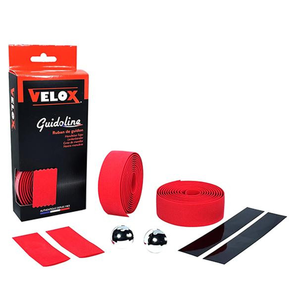 Guidoline rouge Maxi Cork gel Velox pour vélo ruban de cintre