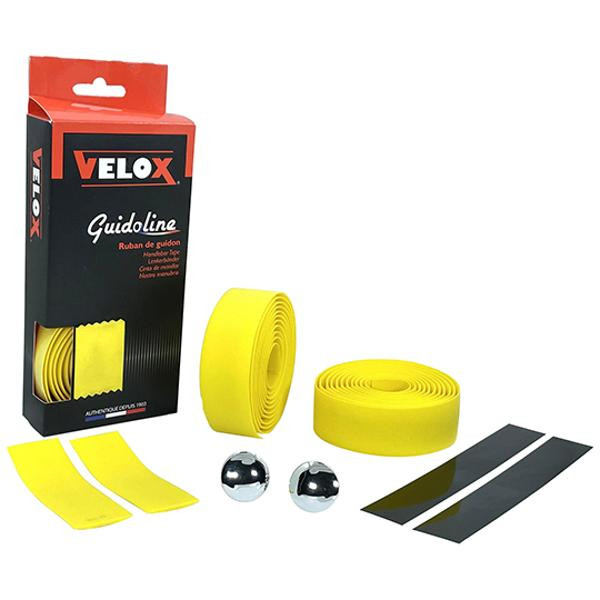 Guidoline jaune Maxi Cork gel Velox pour vélo ruban de cintre
