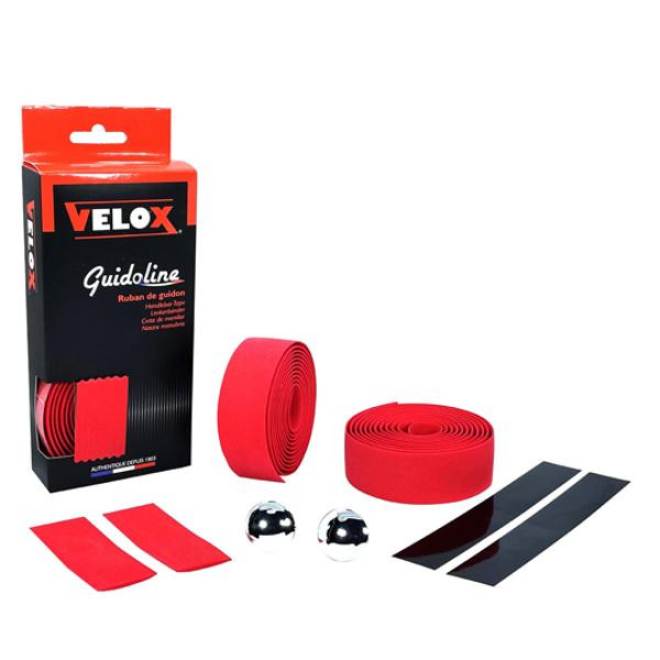 Guidoline rouge T4 Maxi Cork Velox pour vélo ruban de cintre