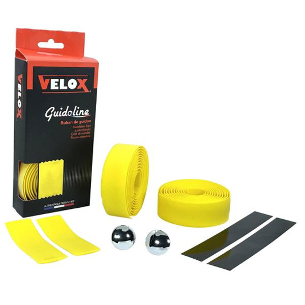 Guidoline jaune T4 Maxi Cork Velox pour vélo ruban de cintre