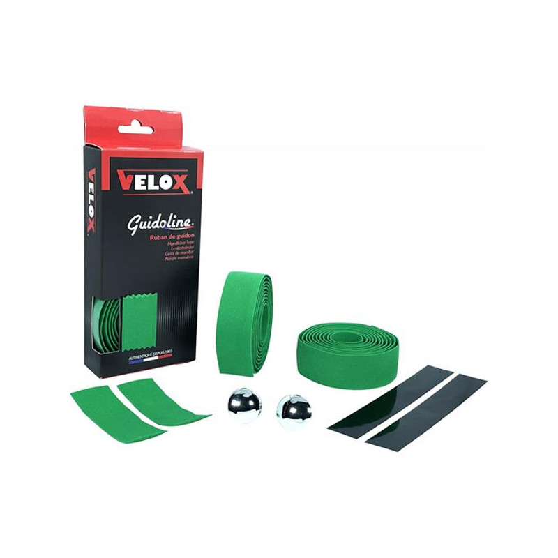 rolls of Maxi Cork grip bar tape color green