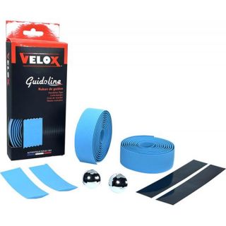 rolls of Maxi Cork grip bar tape color clear blue