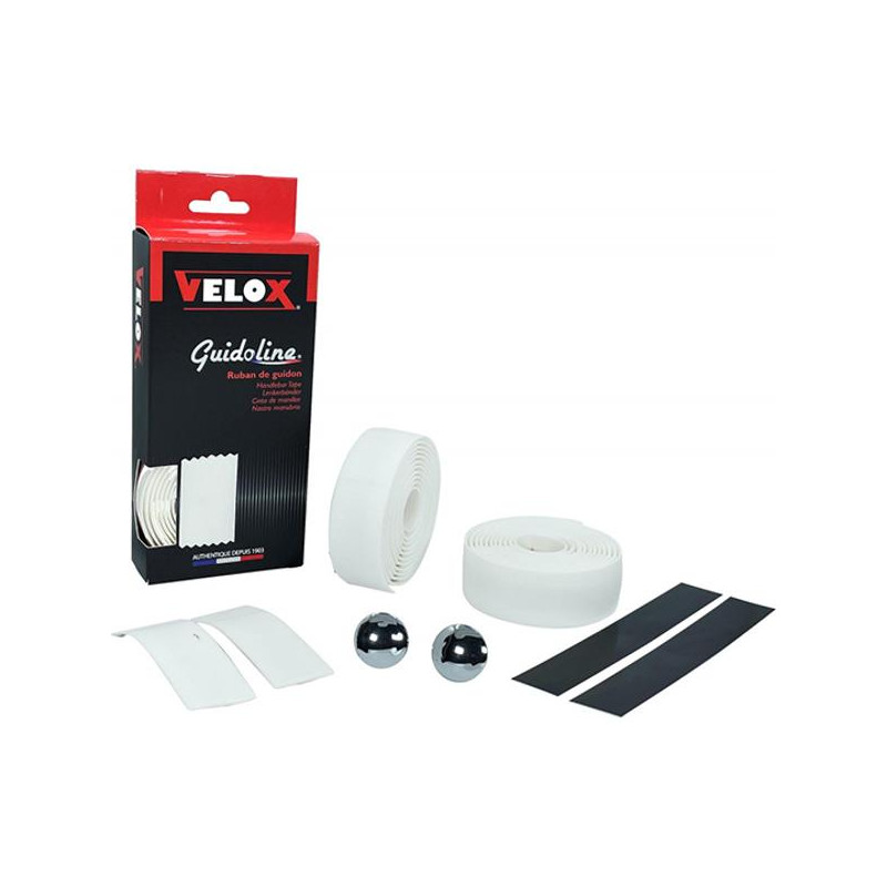 rolls of Maxi Cork grip bar tape color clear white