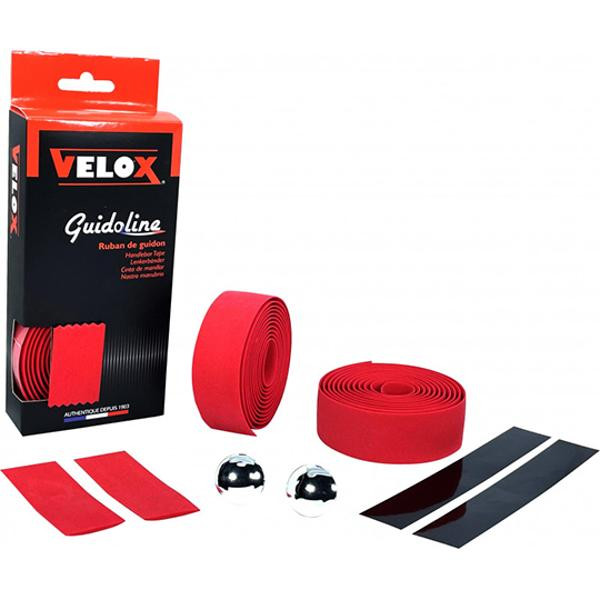 Guidoline rouge Maxi Cork Grip Velox pour vélo ruban de cintre
