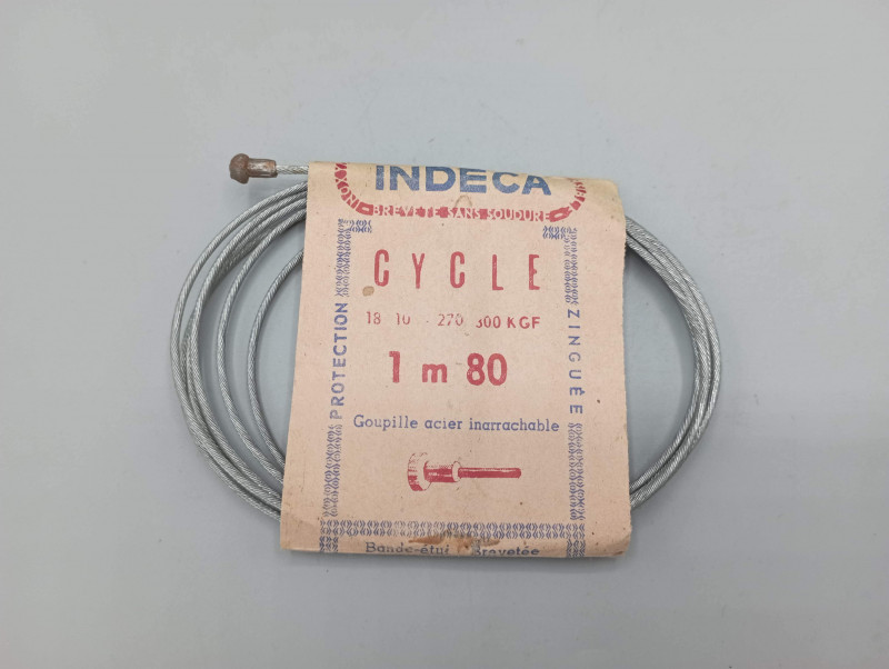 câble frein avant vélo vintage rétro ancien vieux indeca