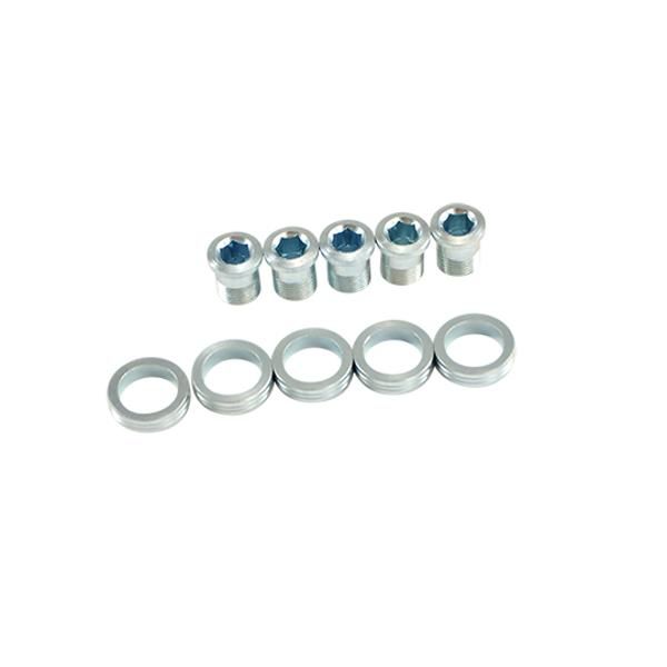 Screw / chimney fix. road / mountain bike 3rd plate steel-strong (x5)