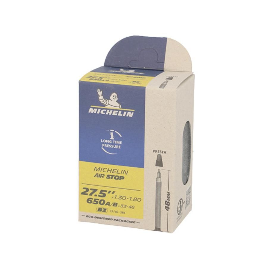 Michelin - Chambre à air 650B et A Air Stop B3 ETRTO 33/46 27,5" presta 48mn NM