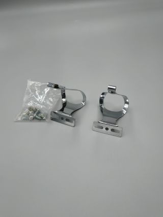 Christophe toe clips in chrome steel size : 36 - 39
