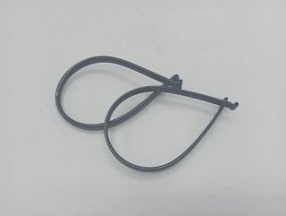 2 black trouser clips - new, old stock from the 70s