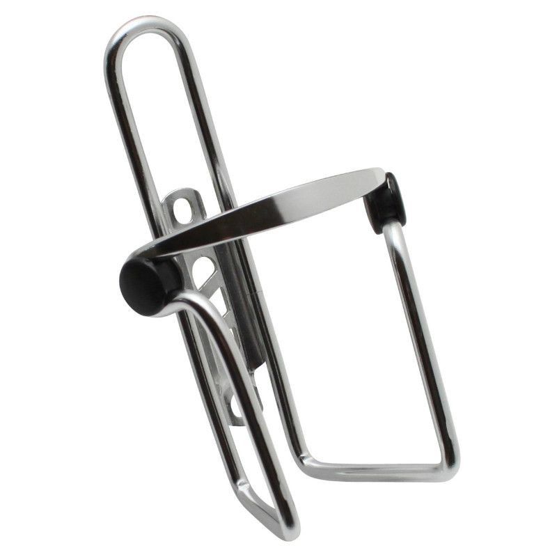 Aluminium bottle cage with anti-vibration pads