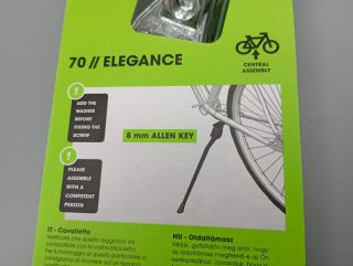 Béquille de vélo vintage en aluminium 20" 24" 26" 28" Ursus 70 elegance