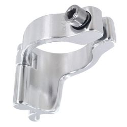 Collier de fixation pour dérailleur avant pour cadre  Ø 28,6 couleur alu