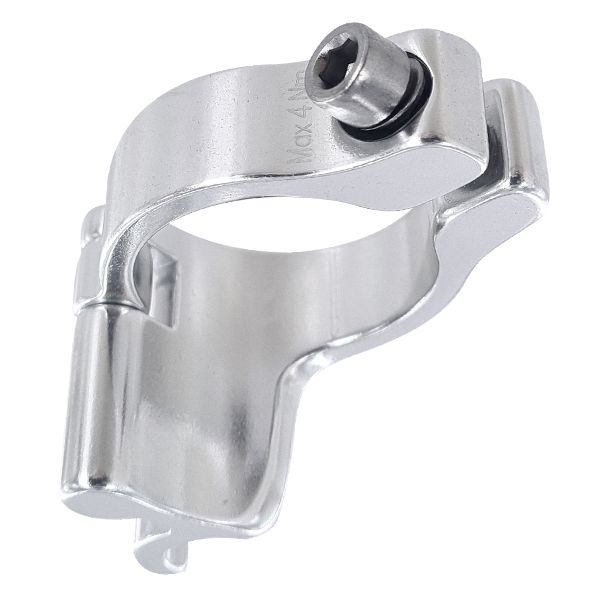 Front derailleur clamp on frame Ø 28,6 alu color