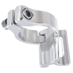 Collier de fixation pour dérailleur avant pour cadre  Ø 28,6 couleur alu