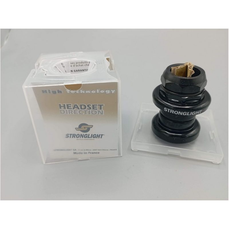 Stronglight A9 French thread black headset 1"