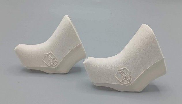 Campagnolo C-Record Cobalto - 2 cocottes blanches de levier de frein  repose main