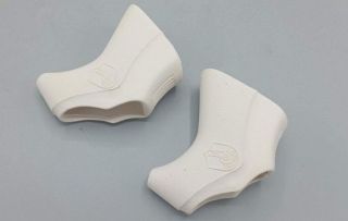 Campagnolo C-Record Cobalto - 2 cocottes blanches de levier de frein  repose main