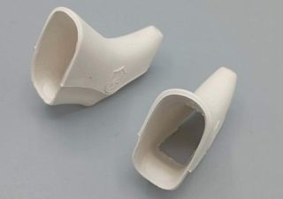 Campagnolo C-Record Cobalto - 2 cocottes blanches de levier de frein  repose main