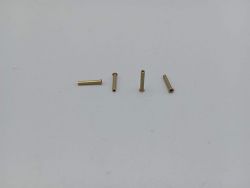4 embouts in laiton de cables à pincer 1.6 mm 1930 1950