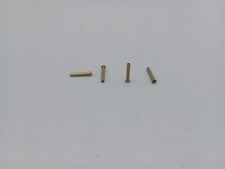 4 embouts in laiton de cables à pincer 1.6 mm 1930 1950