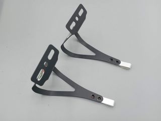 Ale Torino  - toe clips black aluminium new in box - old stock - size M